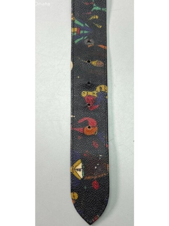 Vintage PIERO GUIDI Women\'s Magic Circus Leather Belt Made in ITALY Size Small main image 6